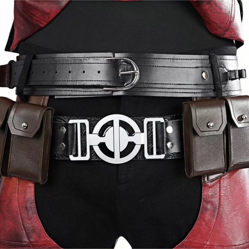 【New Arrival】Xcoser Deadpool 3 Wade Wilson Cowboy Deadpool Cosplay Costume Jumpsuit Full Set - Image 12