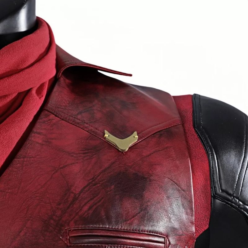 【New Arrival】Xcoser Deadpool 3 Wade Wilson Cowboy Deadpool Cosplay Costume Jumpsuit Full Set - Image 13